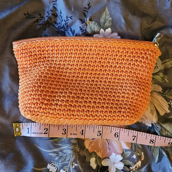 ✨️ The Sak Orange Woven Cosmetic Pouch - Picture 7 of 8